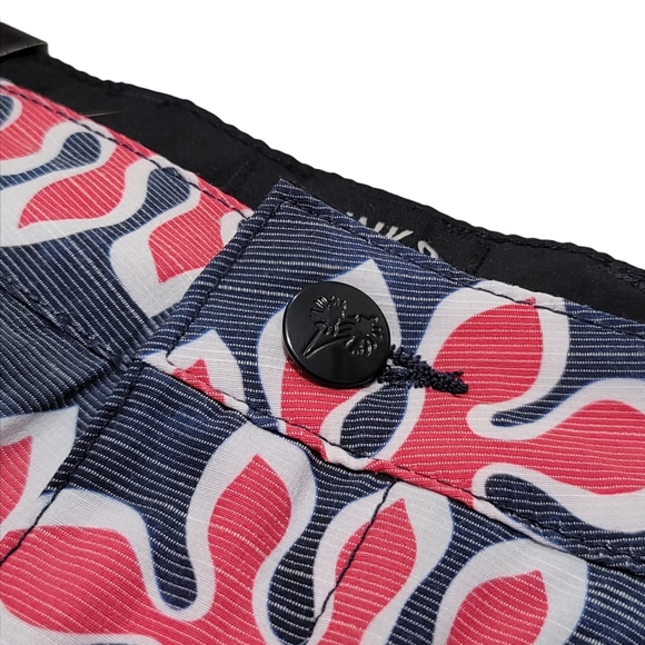 TRUNKS Surf & Swim Men's Multi-functional Floral Shorts Slate Blue Size 32 NWT - Picture 10 of 14